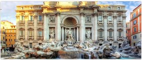 Tablou - Fântâna Trevi (120x50 cm)