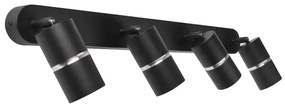 Spot BAMBOO 4xGU10/10W/230V negru