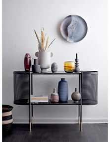 Vază din metal Bloomingville Irie, înălțime 29 cm, gri