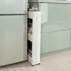 Raft îngust de depozitare cu roți 4Home Slim Jim