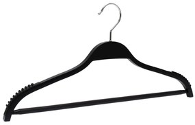 Umerase haine, UnicUtil, cu margini de cauciuc anti alunecare, bara pentru pantaloni si design modern, negru, UUUM39