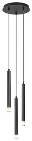 Lustra suspendata stil minimalist Ramira 3L negru