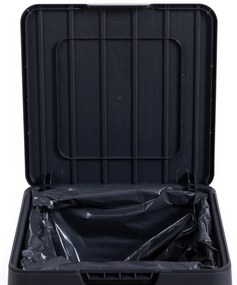 Cos plastic de gradina RIO GARDEN 80 L - grafit