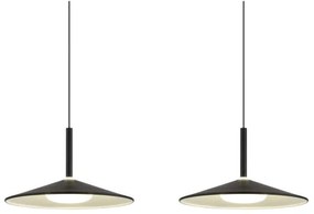 Globo LAMPONE 15635S-3 - Lustră LED suspendată pe cablu, 24W/230V, 4000K, neagră