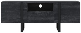 Comodă TV Verica 150 cm cu nișă - cărbune / picioare negre