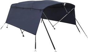 vidaXL Parasolar Bimini 4 arcuri pereți laterali, 243x(200-213)x137 cm