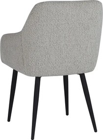 Scaun tapitat si piciore metal ,horeca,bej,clasa A