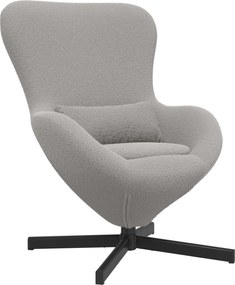 vidaXL Fotoliu ou Gri deschis 63 x 73 x 90 cm țesătură