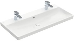 Villeroy & Boch 4156A401 - Lavoar suspendat AVENTO 100 x 47 cm din ceramică, alb