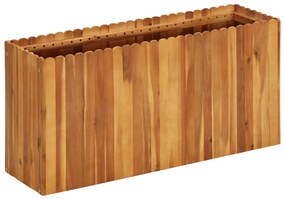 vidaXL Strat inălțat de grădină, 100x30x50 cm, lemn masiv de acacia