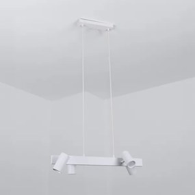 Brilagi - Lustra LED RGBW reglabilă pe cablu SELE 4xGU10/6,5W/230V albă