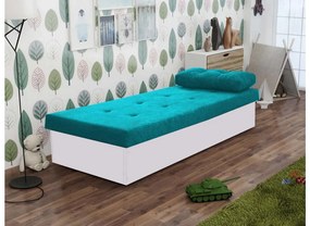 Supermobel Canapea BERTA, 190x80x38, suedine 24/alb