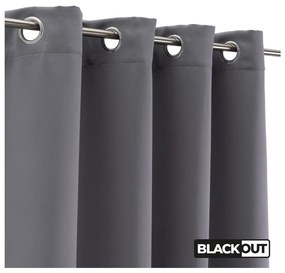 Draperie gri închis blackout 140x260 cm Best-Out – Casa Selección