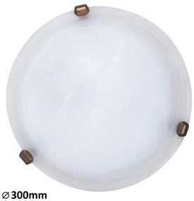 Aplica de perete, Plafoniera diam.30cm, Alabastro 3203 RX