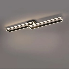 Lustră LED aplicată dimabilă ELIS 2xLED/19W/230V Leuchten Direkt 14701-18 + telecomandă