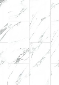 Mexen Glacier White panouri vinilice 610 x 305 mm SPC 6,5 mm, IXPE 1,5 mm, 4 V-Fugă, Jazz White - F1151-0610-305-505-4V1-90