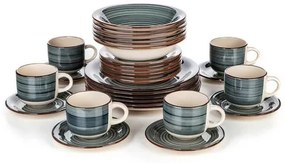 Set de masă Banquet 30-piese Spiral Blue