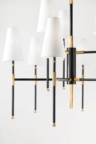 Candelabru LUX design clasic BOWERY bronz antichizat, cu 9 surse de lumina