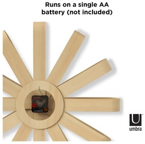 Ceas de perete ø 51 cm Ribbonwood – Umbra