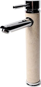 Baterie lavoar inalta Inter Ceramic monocomanda crom-finisaj piatra naturala
