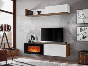 Mobilier living Dalton RSW DLE (stejar sterling + alb mat). 1097685