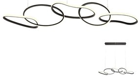 Redo 01-2599 - Lustră LED dimabilă pe cablu BIAS LED/108,6W/230V 3000K neagră