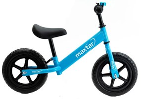 Bicicleta fara pedale, pedagogica, Maxtar Sebra, albastru