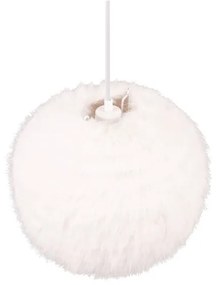 Lustră crem ø 35 cm Furry – Trio