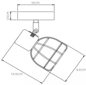 Spot Lucide 00929/01/30 FILOX 1xE14/40W/230V