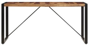 247422 vidaXL Masă de bucătărie, 140 x 70 x 75 cm, lemn masiv de sheesham
