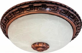 Brilagi - Plafonieră FRESCO 2xE27/40W/230V Ø 30 cm culoare cupru