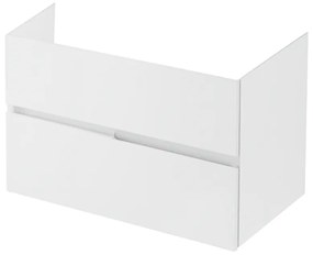 Mobilier suspendat pentru lavoar 80 cm, alb lucios, Fluminia Toledo 80 cm