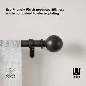 Galerie de perdea extensibilă 183-366 cm din oțel Bolas – Umbra