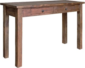 vidaXL Masă consolă, 123x42x75 cm, lemn masiv de mahon