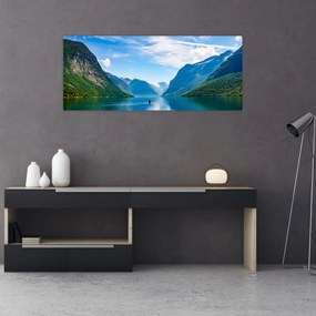 Tablou - Lacul Lovatnet (120x50 cm)
