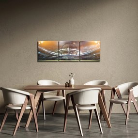 Tablou - Stadion (cu ceas) (90x30 cm)