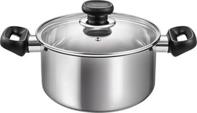 Oală cu capac din oțel inoxidabil 3 l adecvată pentru plita cu inducție Brava – Tescoma