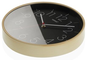 Ceas de perete 30cm negru Versa