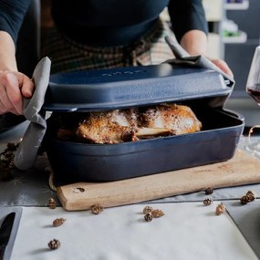 Tavă de copt din fontă 22x42,5 cm LITINA SMALT – Orion