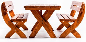 Set mobilier gradina Wien, 200 cm, cires, 8 pers.