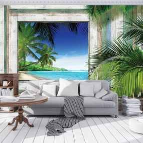 Fototapet - Plajă, mare, nisip (152,5x104 cm)