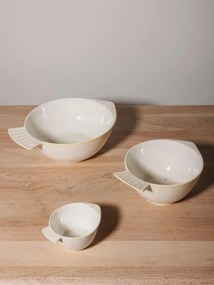 Bol alb din ceramica L27cm Varia