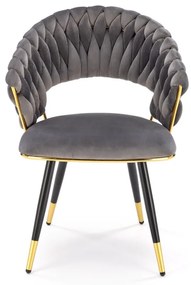 Scaun K551 velvet gri