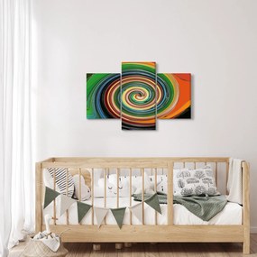 Tablou abstract - spirala colorata (90x60 cm)