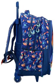 Disney Lilo și Stitch Chillin&#039; ghiozdan școlar cu roți, geantă 46 cm