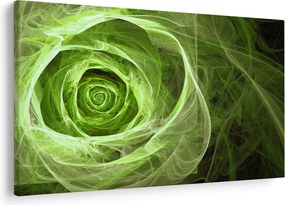 Tablou - Abstract Rose Green (90x60 cm)