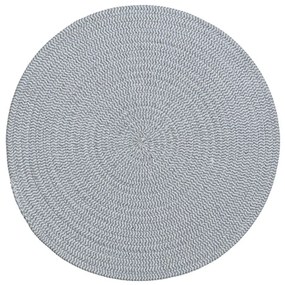 Prostire rotunda pentru masa COTTON SPIRAL Ø 38 cm gri