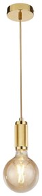 Searchlight 77651GO - Pendul pe cablu SUSPENSION 1xE27/60W/230V, auriu