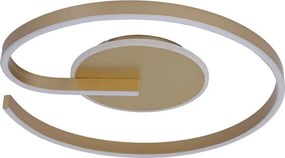 Plafonieră LED LORENZO, 22W, 230V, Ø 50 cm, auriu