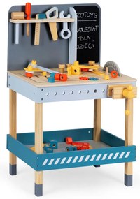 Masă DIY din lemn cu unelte și tablă 47 piese